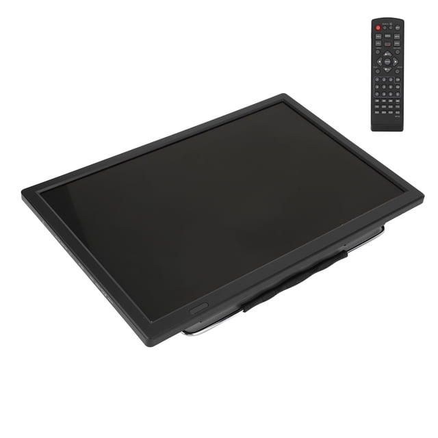 Téléviseur Numérique, Téléviseur Portable de 16 Pouces avec Batterie au Lithium de 1800 mAh et Support pour l'Extérieur