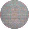 thumbnail image 2 of Addison Rugs Mayfield Premium Machine Washable Transitional Aztec Sky Round Rug, 8' x 8', 2 of 6