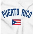 thumbnail image 2 of Puerto Rico Flag Soccer Fan Pride Womens Slim Fit Graphic Tee Brisco Brands S, 2 of 5