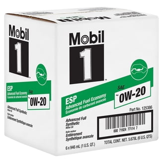 Mobil 1 ESP X2 0W-20 Synthetic Motor Oil for Diesel and Gas