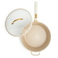 thumbnail image 5 of Thyme & Table 12 in Nonstick Aluminum Skillets with Tempered Glass Lid, Taupe, 5 of 12