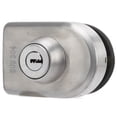 thumbnail image 5 of Cerradura de puerta de vidrio sin marco, acero inoxidable de doble deslizamiento de 10 a 12 mm, sin taladro, para dormitorio, centro comercial, 5 of 5