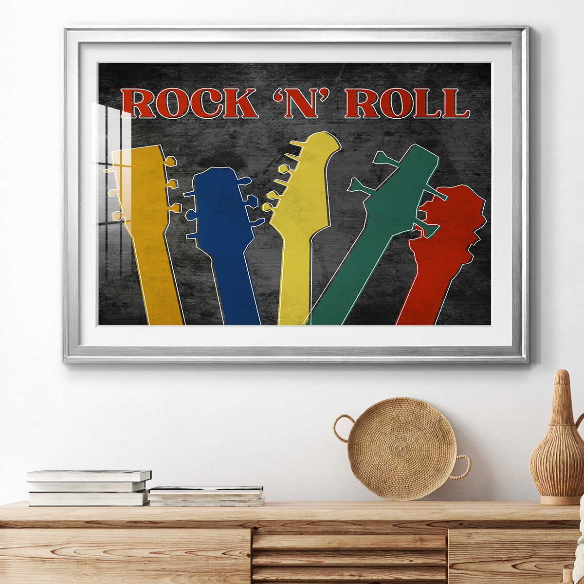 Rock and Roll Premium Framed Print - Ready to Hang