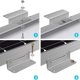 thumbnail image 5 of Whataatahia larmodul 4 piezas de soporte en Z para montaje en techo de paneles solares Soporte en Z con tuercas y pernos para autocaravanas, barcos, techos, paredes y otras instalaciones de techos, 5 of 7