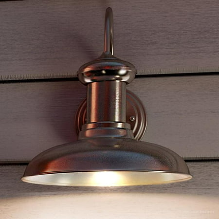 Ambiance Ambiance Path Urban Ambiance Luxury Urban Industrial Outdoor Wall Light, Size: 12-3/8