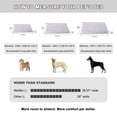 thumbnail image 6 of Welfibr Orthopedic Dog Bed for Large Dogs, Egg Crate Foam, Removable Washable Cover, Gray, 43 x 39 in, 6 of 7