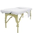 thumbnail image 2 of Microfiber Massage Table Sheet 3 Pieces Set Flat Fitted Facial Bed Covers Colors, 2 of 18
