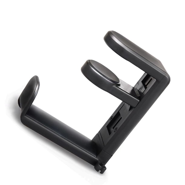 Inteprter Soporte para auriculares ABS, accesorios para juegos, soporte para auriculares, brazo giratorio ajustable, estante de almacenamiento, Juegos de teclado y mouse para computadora