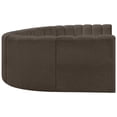 thumbnail image 6 of Meridian Furniture Arc Brown Boucle Fabric Modular Sectional, 6 of 10