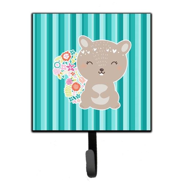 Carolines Treasures BB6936SH4 Flowered Squirrel Leash or Key Holder