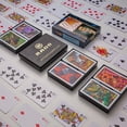 thumbnail image 4 of Rado Cards Premier Plastic Playing Cards Set Of 3 | For Adult - Bridge Size, Multicolour, Pvc Container, For Card Games, Poker & Rummy | With Much Better Look | Gift For Family & Friends, 4 of 4