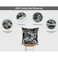 thumbnail image 3 of Vargottam Square Pillow Cover - Decorative Pillow Covers18x18 Inches,PrintedWhite & BlackThemePillowcase, DecorativeSquareCushionCovers, 3 of 4