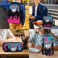 thumbnail image 3 of Yuyamidu Baseball Kids Backpack and Lunch Box Set Ice Cream Girls Book Bags for School Lunch Bag Pencil Case Water Bottle Bag for Kids 6-8/8-10 Back to School Gifts, 3 of 7