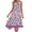 Multicolor, variant on Lorytime Women's Casual Dresses Midi Length Summer with Pocket Sleeveless Tank Dress Assymetrical Hem Hawaiian Sundress Calf Length Dresses Floral Print Crewneck Beach Dresses S