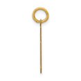 thumbnail image 2 of 14k Yellow Gold Polished Finish Small Size Number 50 Charm Pendant, 2 of 4