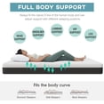 thumbnail image 4 of PayLessHere 10-inch Gel Memory Foam Mattress with Removable Lid, Medium Sturdy, Boxed, Adults, 4 of 7