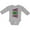 AC-Heather Grey, variant on Inktastic Mardi Gras Celebration Funny Crawfish Boys or Girls Long Sleeve Baby Bodysuit
