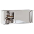 thumbnail image 2 of vidaXL Kitchen Wall Cabinet with Sliding Doors Stainless Steel, 2 of 5