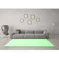 thumbnail image 3 of Ahgly Company Indoor Rectangle Solid Emerald Green Modern Area Rugs, 8' x 10', 3 of 4