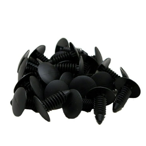 Tracker Boat Push-In Rivets 166047 | 7/8 Inch Black Nylon (Set of 25)