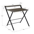 thumbnail image 3 of Escritorio de Estudio Mesa de Laptop Marron FurnitureR moderno, 3 of 7