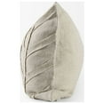 thumbnail image 3 of Light Gray Chevron Textured Lumbar Pillow Cover, 3 of 5