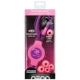 ReTrak ETAUDWPKRL Retractable Sports Wrap Earbuds (Neon Pink/Purple)