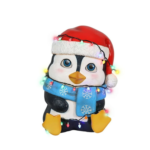 Universal Statues Lighted Baby Penguin Commercial Christmas Outdoor Decoration - 30"