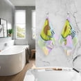 thumbnail image 5 of Coolnut Cat Avocado Patterned Hand Towels 2 PCS, Cotton Bath Towel for Drying Face Hands Body Decorative Water Absorbent Lightweight Towels for Bathroom Ktichen Travel Gym, 16"x28", 5 of 6
