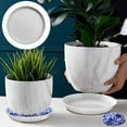thumbnail image 1 of AMERTEER Bevel Edge Wear-resistant Non-permeable Round Flower Pot Tray Planting Tool, 1 of 6