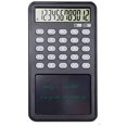 thumbnail image 1 of MGFED Basic Calculator Notepad with LCD Writing Tablet 12 Digit Display Grey, 1 of 7
