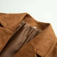 thumbnail image 4 of Cyber**Monday Chaoheng Womens Coats and Jackets Women's Belted Trench Coat,Button Front Shirt Jacket withPockets, 4 of 8