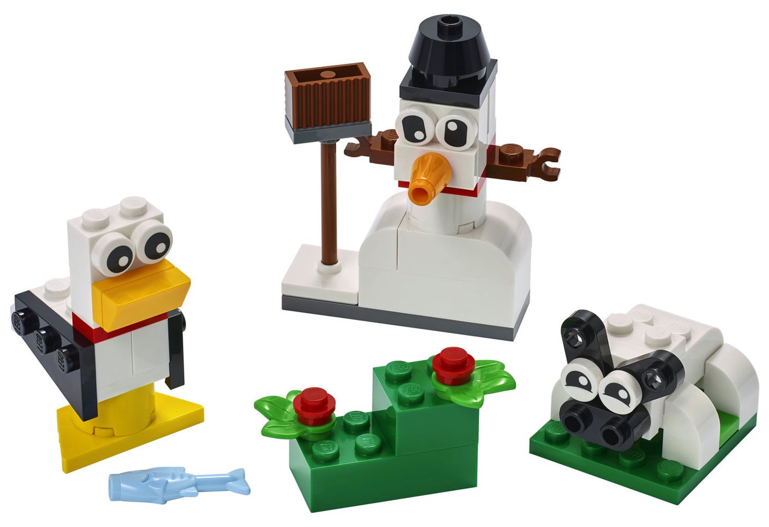 LEGO Classic Creative White Bricks 11012 Building Toy to Inspire Creative Play (60 Pieces) - image 5 of 5
