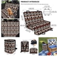 thumbnail image 6 of Pzuqiu Aztec Tribal Style Dog Car Seat Cover Nonslip Scratchproof Pet Back Seat Cover Hammock with Car Garbage Bag Adjustable Triangle Dogs Bandanas 3 Piece, 6 of 6