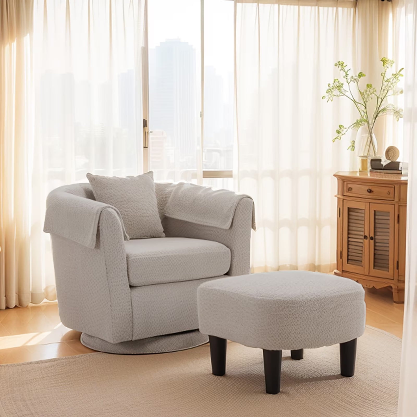 DaVinci Olive Glider and Ottoman, Cream - Walmart.com