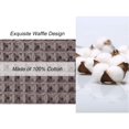 thumbnail image 3 of Kitchen Discloths Set (6 Pack), 13 x 13 inch Soft Dish Cloths Quick Absorbent Waffle Weave Fast Drying Dish Towels 100% Cotton Dish Rag Kitchen Cloth for Washing Dishes, Machine Washable, Brown, 3 of 7