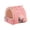 Pink, variant on Goowood Hamster Bed Winter Warm Small Animal Sleeping Hideout Nest for Guinea Pig Ferret Squirrel Cozy Cage Accessories Soft Plush Bedding