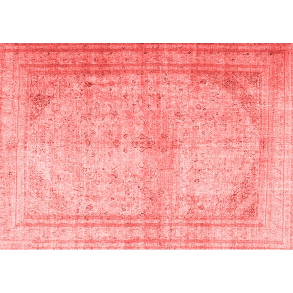 Ahgly Company Indoor Rectangle Persian Red Traditional Area Rugs, 7' x 10'