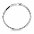 thumbnail image 3 of Luxe Jewelry Designs Women's Stainless Steel Ring with AAA Grade CZ - Size 7 (Pack of 2), 3 of 4