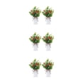 thumbnail image 1 of Yuarrent 2 piezas de ramas de limón artificiales, fáciles de limpiar, amplia aplicación para cualquier espacio, bajo mantenimiento, fresa Type1 NO1, 1 of 6