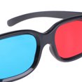 thumbnail image 4 of Lentes 3D profesionales para cine y videojuegos - Marco negro con lentes rojo/azul - Ligero y cómodo - Ideal para películas, revistas y fotos anaglíficas - Talla universal para hombre y mujer, 4 of 6