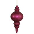 thumbnail image 1 of Vickerman 13" Magenta Matte/Glitter Finial Christmas Ornament, 1 of 1