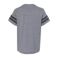 thumbnail image 4 of Youth Football Fine Jersey Tee Color Granite Heather/ Vintage Smoke X-Large Size, 4 of 5