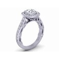 thumbnail image 4 of Lab Grown IGI / GIA Certified Diamond 0.95 Ct Ring All Sizes 18k White Gold, 4 of 4