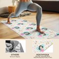 thumbnail image 4 of Fairy Tale Princess Pattern Hot Yoga Mat Towel Non Slip for Hot Yoga - Quick-Drying Yoga Mat Cover with 4 Corner Pockets with Travel Bag - Hot Yoga Towel Non Slip Grip Moisture Wicking Sweat 70"x26", 4 of 6
