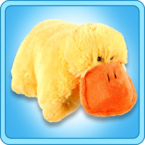 Authentic Pillow Pets Puffy Duck Small 11" Plush Toy Gift
