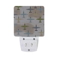thumbnail image 5 of Yayeee LED Plug in Night Light for The Home with Auto Dusk to Dawn Light Sensors, 2 Pack, Colorful Airplanes Pattern, 5 of 6