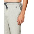 thumbnail image 4 of Nautica Men's Soft Knit Sleep Lounge-Pant, Grey Heather, Large, 4 of 9