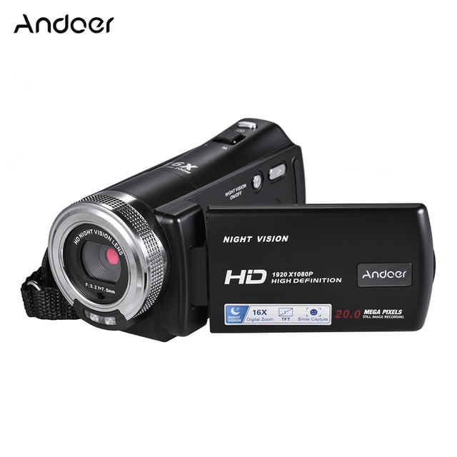 Grabación de video con zoom digital V12 1080P Full HD 16X