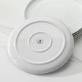 thumbnail image 3 of vancasso 12 Pcs Dinnerware Set, Ceramic Plates and Bowls Set for 4, Curve Vertical Shape Dinner set, White Porcelain Dish Set, 3 of 8